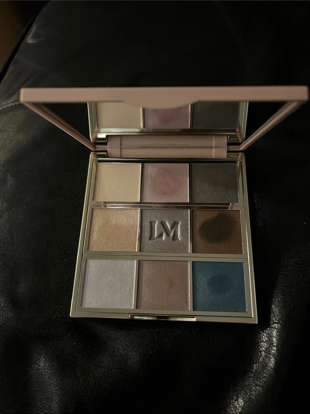 Laura Mercier 9-Color Eyeshadow Palette — Cream, Pink, Brown & Teal Mix
